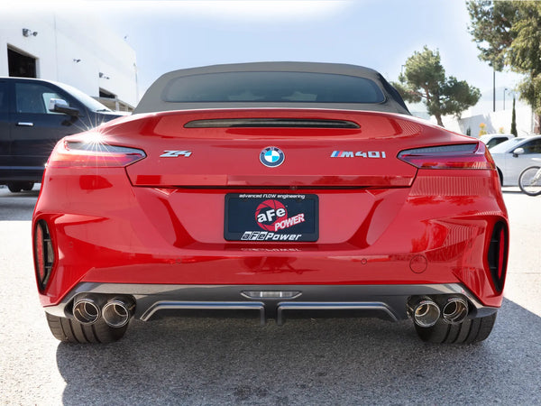 aFe 2019 - 2026 BMW Z4 M40i (G29) B58 Turbo MACH Force-Xp 3in to 2-1/2in SS CB Exhaust System - Carbon