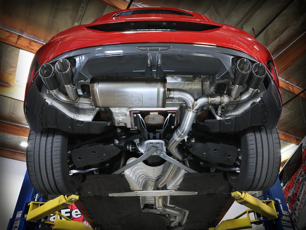 aFe 2019 - 2026 BMW Z4 M40i (G29) B58 Turbo MACH Force-Xp 3in to 2-1/2in SS CB Exhaust System - Carbon