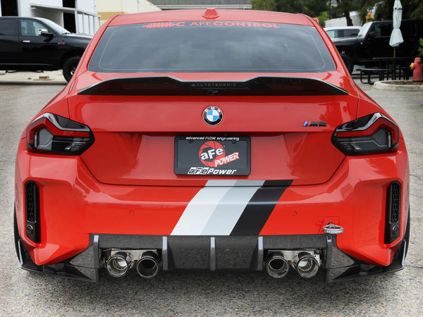 aFe 2023 + BMW M2 L6-3.0L (G87) MACH Force-Xp Cat-Back Exhaust w/ Carbon Fiber Tip