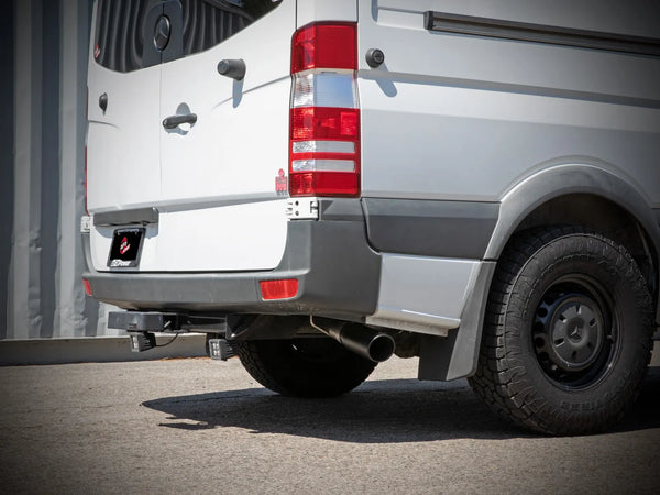 aFe Vulcan Series 3in 304SS DPF-Back Exhaust w/ Black Tip 2010 - 2026 Mercedes-Benz Sprinter 2500 / 3500