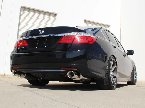 aFe Takeda Exhaust 304SS Dual Cat-Back w/ Polished Tips 2013 - 2017 Honda Accord LX/EX/EX-L Sedan L4 2.4L
