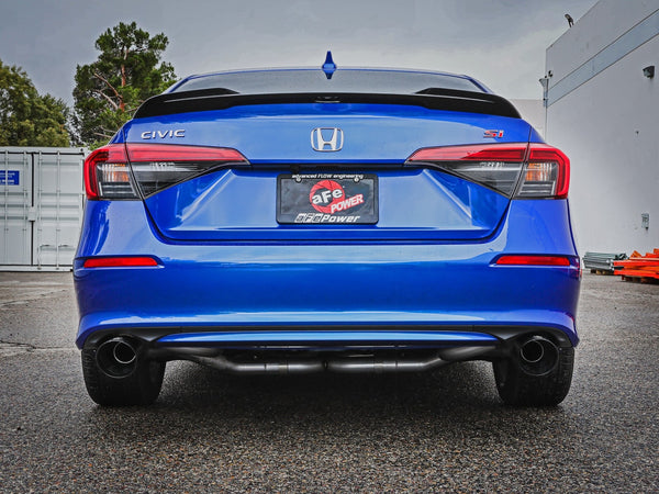 aFe 2022 + Honda Civic Si / 2023 + Acura Integra L4 1.5L (t) Takeda 2.5in to 3in 304 SS Cat-Back Exhaust w/ Black Tips