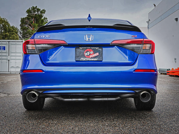 aFe 2022 + Honda Civic Si / 2023 + Integra L4 1.5L (t) Takeda 2.5in to 3in 304 SS Cat-Back Exhaust w/ Polished Tips