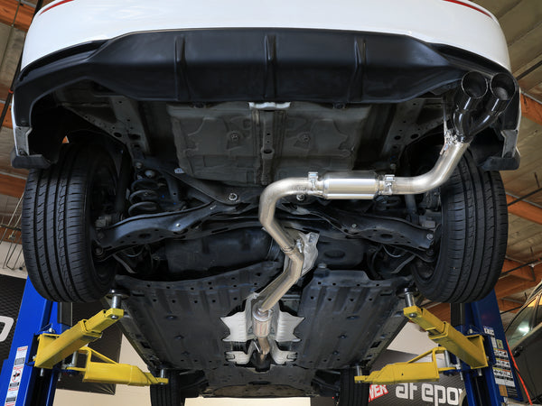 aFe POWER Takeda 2.5in 304 SS Cat-Back Exhaust w/ Black Tips 2022 + Honda Civic L4-2.0L Hatchback