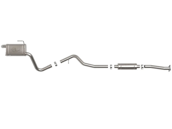 aFe POWER Takeda 2.25 to 2.5in 304SS Cat-Back Exhaust 2010 - 2014 Subaru Outback H4-2.5L