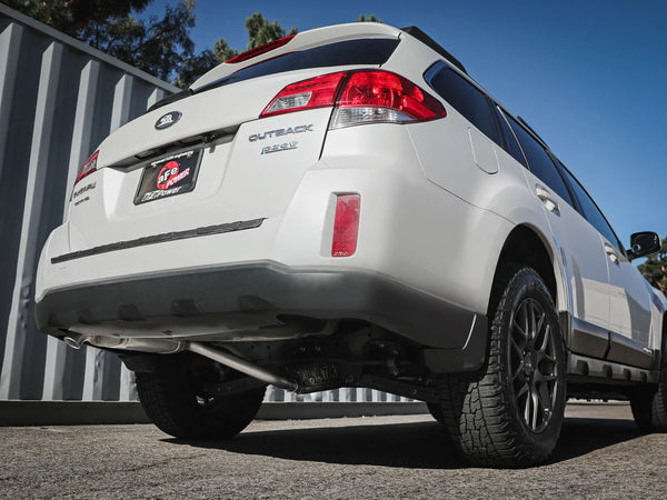 aFe POWER Takeda 2.25 to 2.5in 304SS Cat-Back Exhaust 2010 - 2014 Subaru Outback H4-2.5L