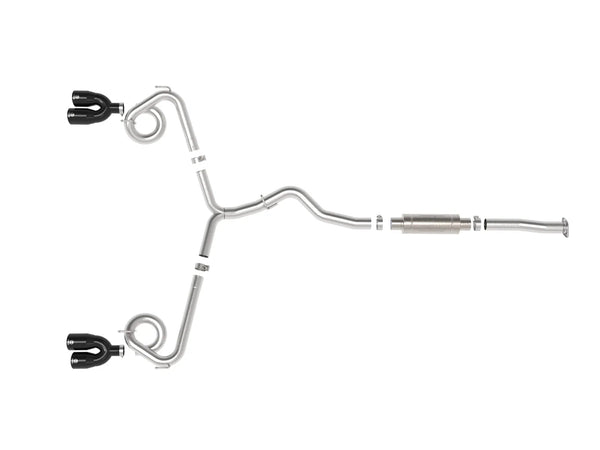 aFe Subaru WRX/STi 2015 - 2021 H4-2.0/2.5L Takeda 3in to 2-1/2in Stainless Cat-Back Exhaust w/ Black Tip