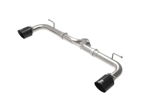 aFe Takeda 2-1/2in 304 SS Axle-Back Exhaust w/ Black Tip 2014 - 2018 Mazda 3 L4 2.0L/2.5L