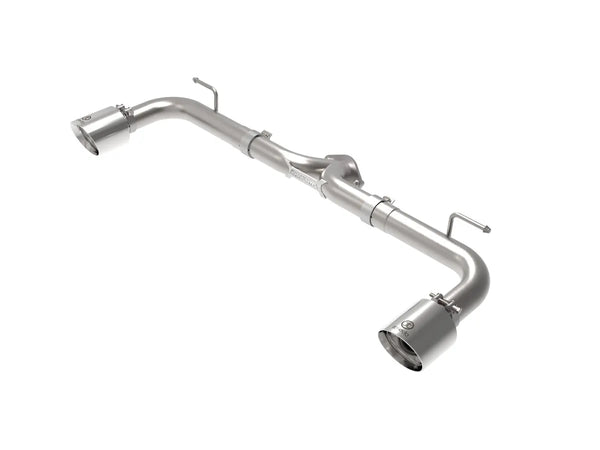aFe Takeda 2-1/2in 304 SS Axle-Back Exhaust w/ Polished Tips 2014 - 2018 Mazda 3 L4 2.0L/2.5L