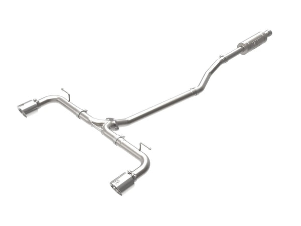 aFe Takeda 2-1/2in 304 SS Cat-Back Exhaust w/ Polished Tips 2014 - 2018 Mazda 3 L4 2.0L/2.5L