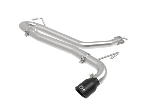 aFe Takeda 2.5in 304 SS Axle-Back Exhaust w/o Muffler w/BlackTips 2018 - 2023 Hyundai Kona L4-1.6L (t) AWD