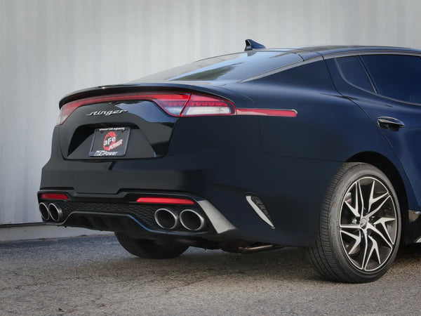 aFe 2022 - 2023 Kia Stinger L4-2.5L Turbo Gemini XV 3in to Dual 2-1/2in Cat-Back Exhaust System w/ Cut-Out