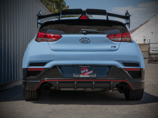 aFe 2021 - 2022 Hyundai Veloster N L4-2.0L Takeda 3in 304 SS Axle-Back Exhaust System w/ Black Tip