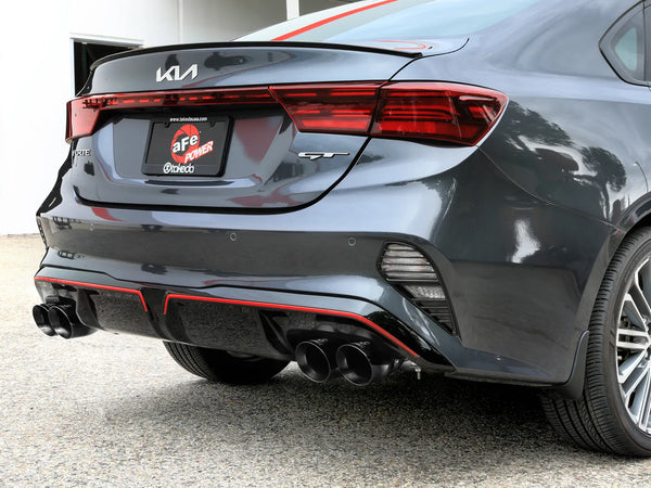 aFe 2022 - 2024 Kia Forte GT 1.6L 3in-2.5in 304 Stainless Steel Axle-Back Exhaust w/ Black Tips