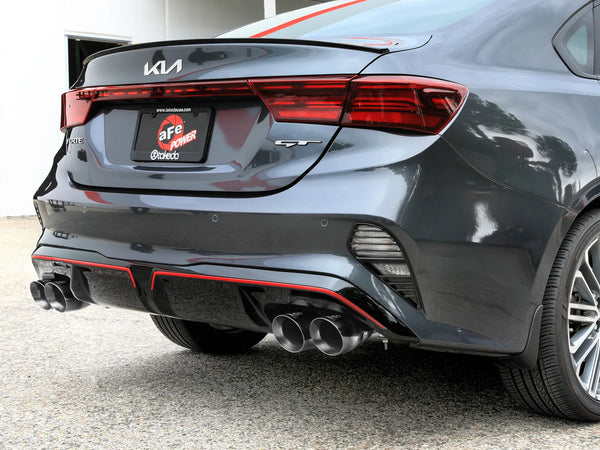 aFe 2022 - 2024 Kia Forte GT 1.6L 3in-2.5in 304 Stainless Steel Axle-Back Exhaust w/ Polished Tips