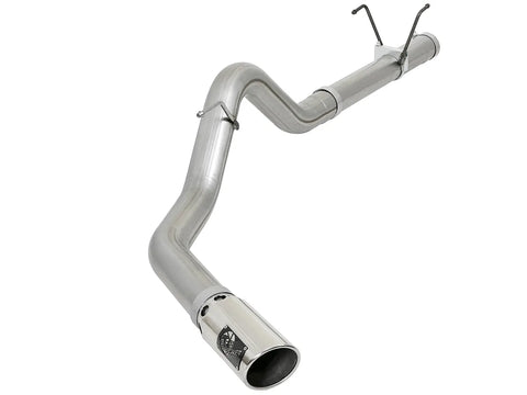 aFe LARGE BORE HD 4in 409-SS DPF-Back Exhaust w/Polished Tip 2007.5-2012 Ram 2500 / 3500 L6-6.7L(td)