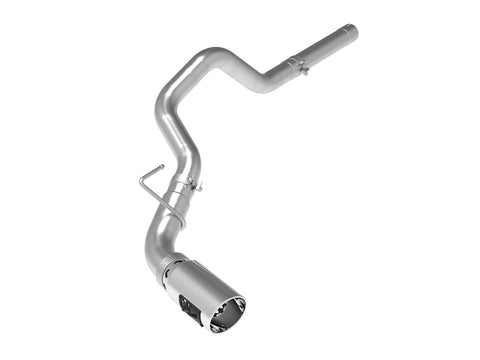 aFe Large Bore-HD 3in 409-SS DPF-Back Exhaust System w/ Polished Tip 2014 - 2019 RAM 1500 V6 3.0L (td)