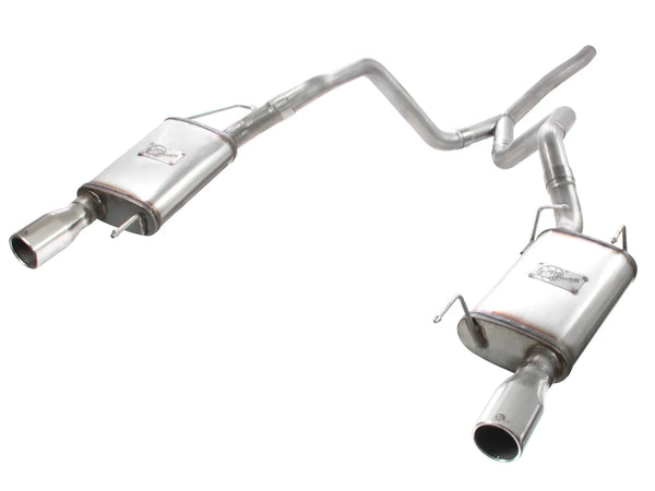 aFe MACHForce XP 2005 - 2009 Ford Mustang V6 4.0L 2-1/2in. 409 SS Cat-Back Exhaust