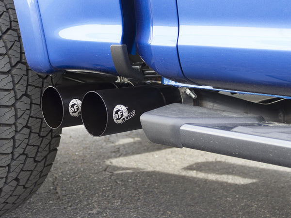 aFe Rebel Exhausts 3in SS Cat-Back 2015 - 2020 Ford F-150 EcoBoost V6 2.7/3.5L V8 5.0L w/ Black Tips