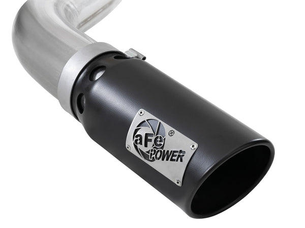 aFe 2021 Ford F-150 V6-3.0L (td) Large Bore 409 SS DPF-Back Exhaust System