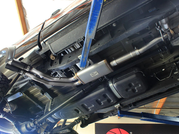 aFe Rebel Exhausts 3in SS Cat-Back 2009 - 2014 Ford F-150 4.6/5.0/5.4L w/ Black Tips