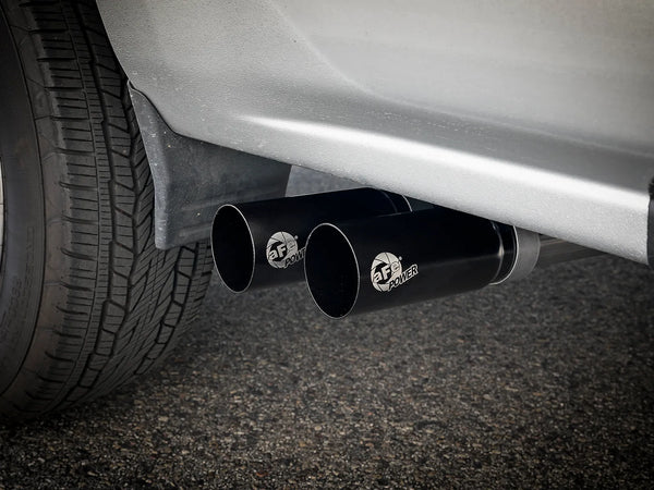 aFe Rebel Series 3in to 2.5in 409 SS Cat-Back Exhaust w/ Black Tips 2009 - 2018 GM Silverado/Sierra 4.3L 4.8L 5.3L