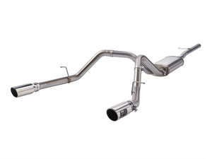 aFe Apollo GT Series Catback Exhaust 3in 409SS GM Silverado/Sierra 1500 2009 - 2018 - Polished