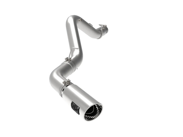 aFe Large Bore-HD 5 IN 409 SS DPF-Back Exhaust System w/Polished Tip -  2020 - 2023 Silverado / Sierra 2500 / 3500 HD Duramax Diesel 6.6L