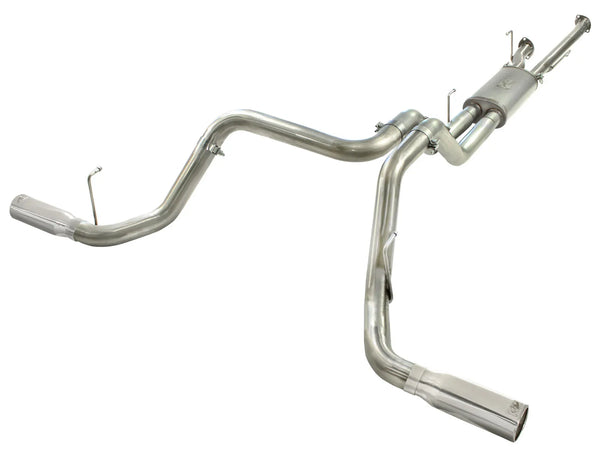 aFe MACHForce XP 2-1/2in to 3in 409 SS Cat-Back Exhaust w/ Polished Tips 2010 - 2021 Toyota Tundra V8 5.7L