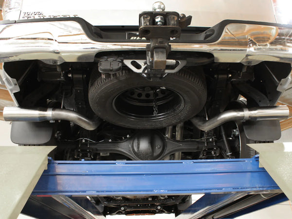 aFe MACHForce XP 2-1/2in to 3in 409 SS Cat-Back Exhaust w/ Polished Tips 2010 - 2021 Toyota Tundra V8 5.7L