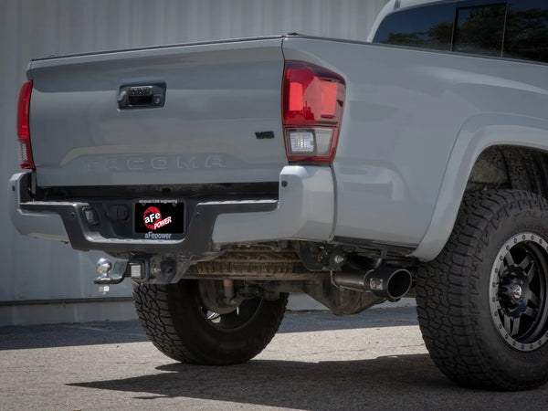 aFe 2016 - 2023 Toyota Tacoma Apollo GT Series 2.5in. - 3in. 409 SS Cat-Back Exhaust w/ Polished Tip