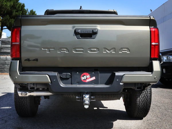 aFe 2024 + Toyota Tacoma L4 2.4L Apollo Series 2.5-3in 409 SS Steel Cat-Back Exhaust w/Polished Tips