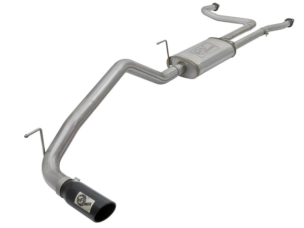aFe MACHForce XP 2.5in Cat-Back Exhaust System w/ Black Tip 2017 - 2024 Nissan Titan V8 5.6L