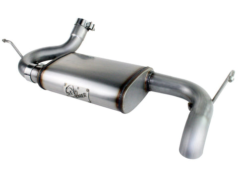 aFe MACHForce XP 2007 - 2018 Jeep Wrangler V6-3.6/3.8L 409 SS 2.5in Axle-Back Exhaust
