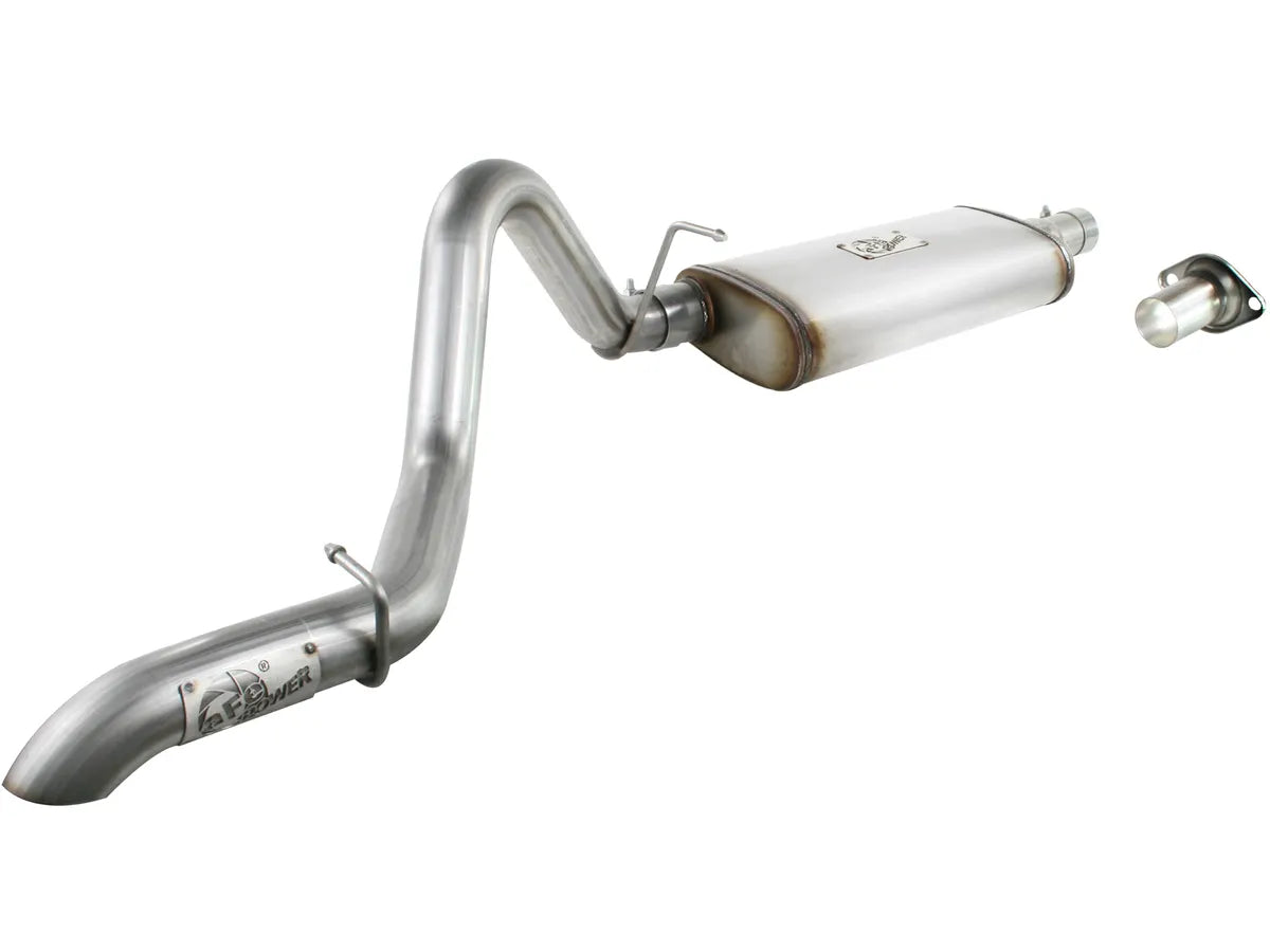 aFe MACHForce XP Exhausts Cat-Back SS-409 EXH Jeep Wrangler TJ 1997 - 2006 I6-4.0L HT - 2.5 In.