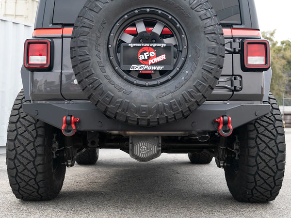 aFe MACHForce XP  2018 + Jeep Wrangler (JL) L4-2.0L (t) 3in 409 SS Cat-Back Hi-Tuck Exhaust