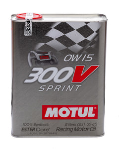 Motul 2L Synthetic-ester Racing Oil 300V SPRINT 0W15