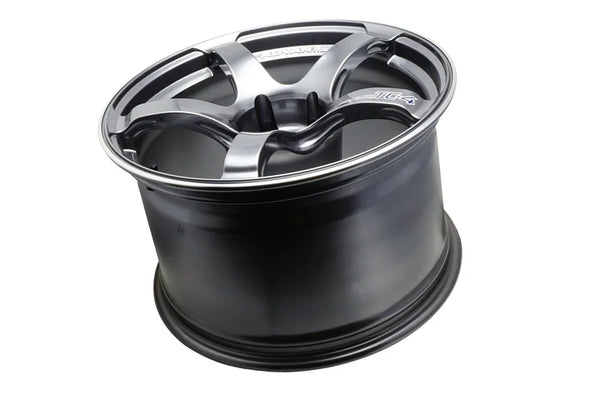 Advan TC4 18x9 +53 5x120 Racing Black Gunmetallic and Ring Wheel