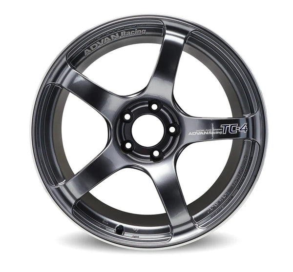 Advan TC4 16x8.0 / +38 Offset / 4x100 / 73mm Bore / Racing Gunmetallic and Ring