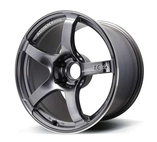 Advan TC4 16x8.0 / +38 Offset / 4x100 / 73mm Bore / Racing Gunmetallic and Ring