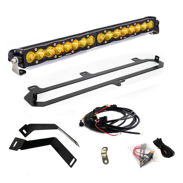 Baja Designs S8 20 Inch Grille Light Kit - Toyota 2022 + Tundra w/ TRD Grill - Amber