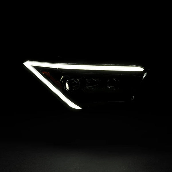 AlphaRex 2024 + Toyota Tacoma NOVA-Series Projector Headlights (Pair) - Alpha-Black w/Activation Light