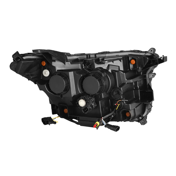 AlphaRex 2024+ Toyota Tacoma OG-Style NOVA-Series LED Proj Headlights Alpha-Blk w/Actv Light & Seq. Sig + DRL