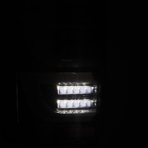 AlphaRex 2015 - 2020 Ford F150 Luxx-Series LED Tail Lights Alpha-Black