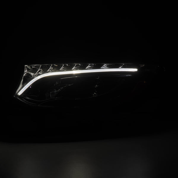 AlphaRex 2019 - 2024 Mercedes-Benz Sprinter LUXX-Series LED Projector Headlights Alpha-Black