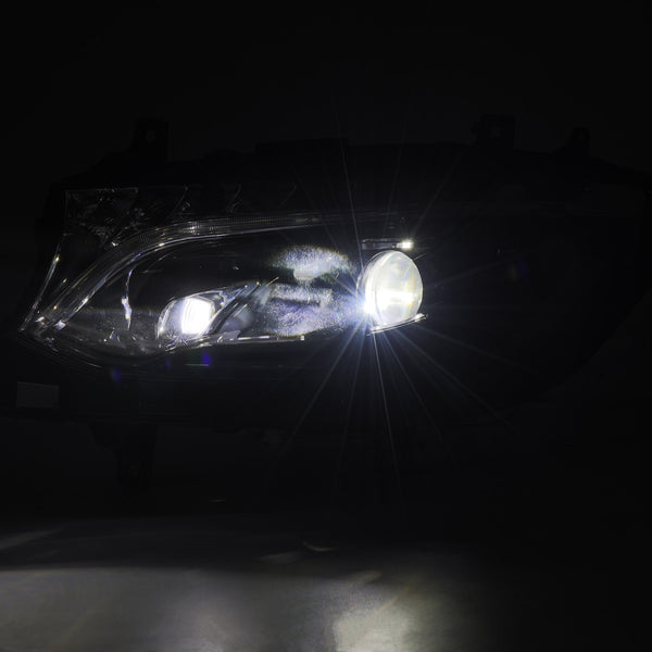 AlphaRex 2019 - 2024 Mercedes-Benz Sprinter LUXX-Series LED Projector Headlights Alpha-Black