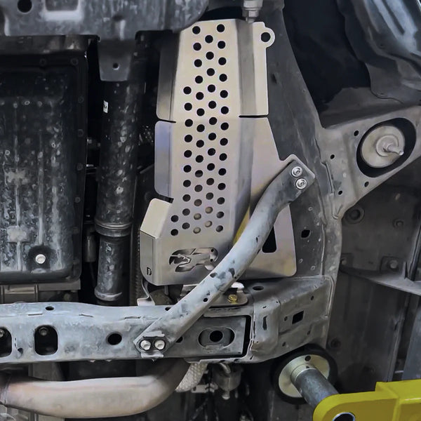 Cali Raised Catalytic Converter Shield Fits 2010 - 2024 Toyota 4Runner / 2007 - 2014 FJ Cruiser