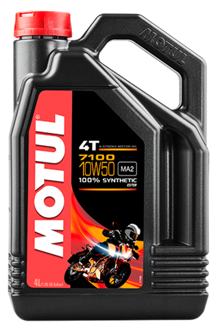 Motul 4L 7100 4-Stroke Engine Oil 10W50 4T ( 4 Pack )