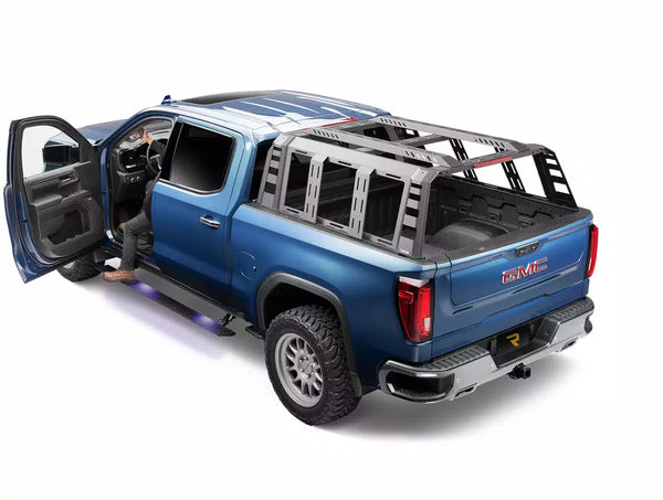 RealTruck 2019 + Chevy Silverado 1500 DC 4dr VoltStep Electric Running Board Kit - Tex. Blk
