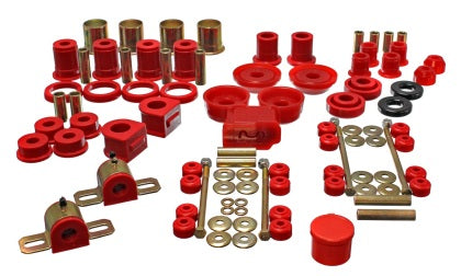 Energy Suspension 1993 - 2002 Chevrolet Camaro / Firebird Black / Red Hyper-flex Master Bushing Set